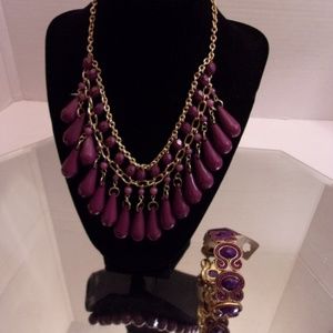 NWT TAMINA NECKLACE EARRINGS &  BRACELET RETAIL $4